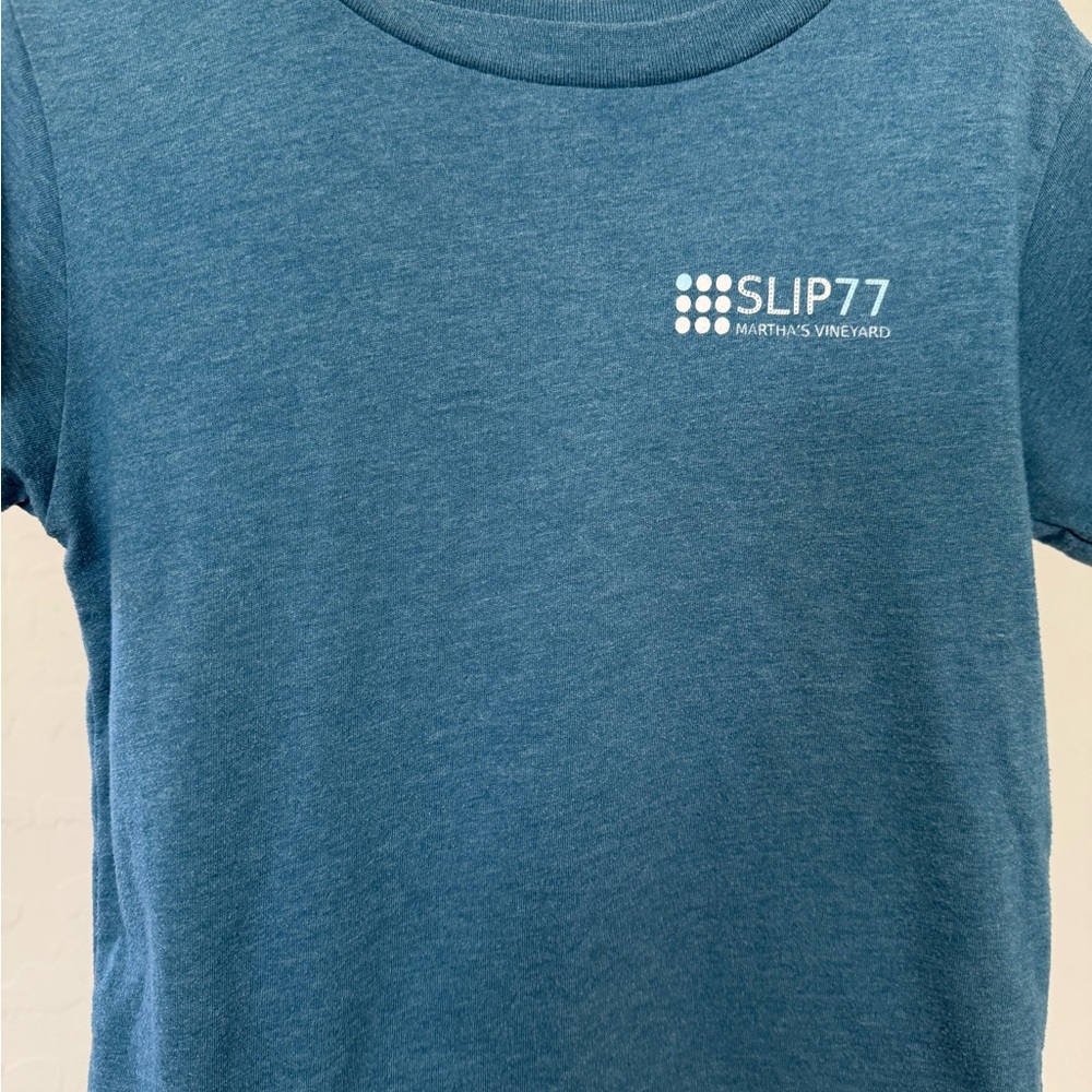 Slip 77 Martha’s Vineyard Kids Teal Short Sleeve Tee